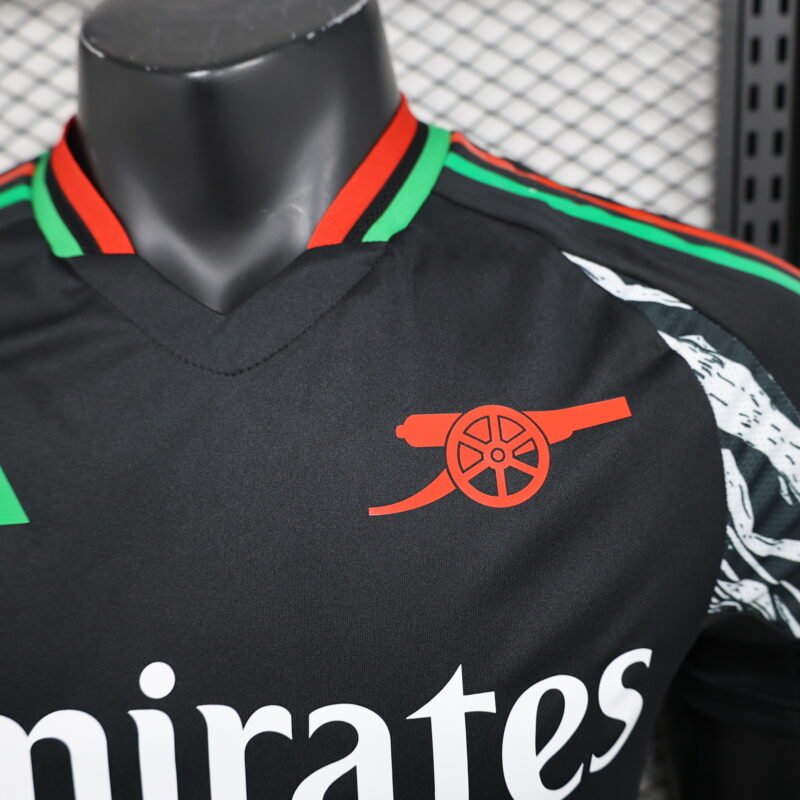Arsenal Away Black Jersey 2024/2025 (Player Version) - Image 7