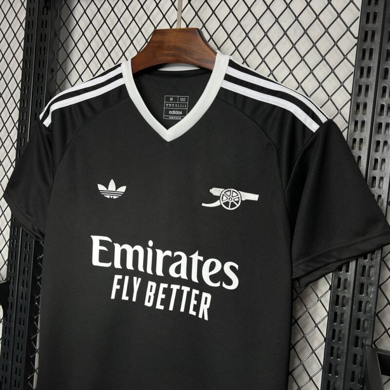 Arsenal 3rd Third Black Goal Keeper Jersey 2024/2025 (Fan Version) - Image 2