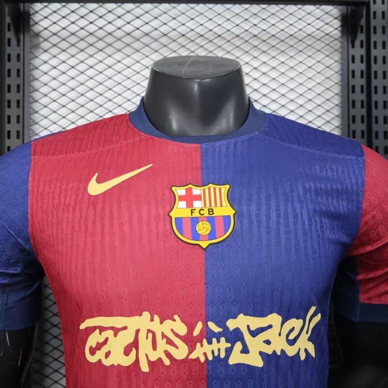 Barcelona Home Jersey x Travis Scott Cactus Jack Edition 24/25 (Player Version) - Image 3