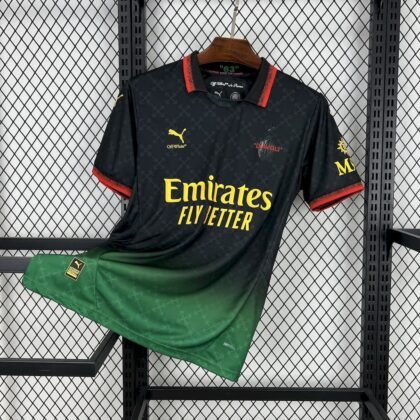 AC Milan x Off-White Black Green Special Edition 2024-2025 (Fan Version)