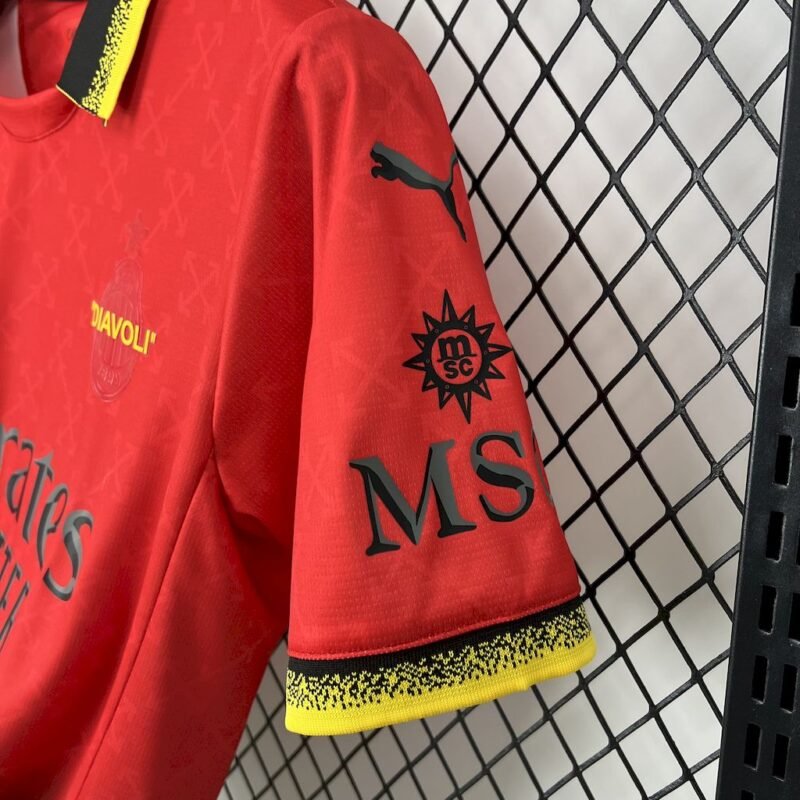 AC Milan x Off-White Red Green Special Edition 2024-2025 (Fan Version) - Image 7