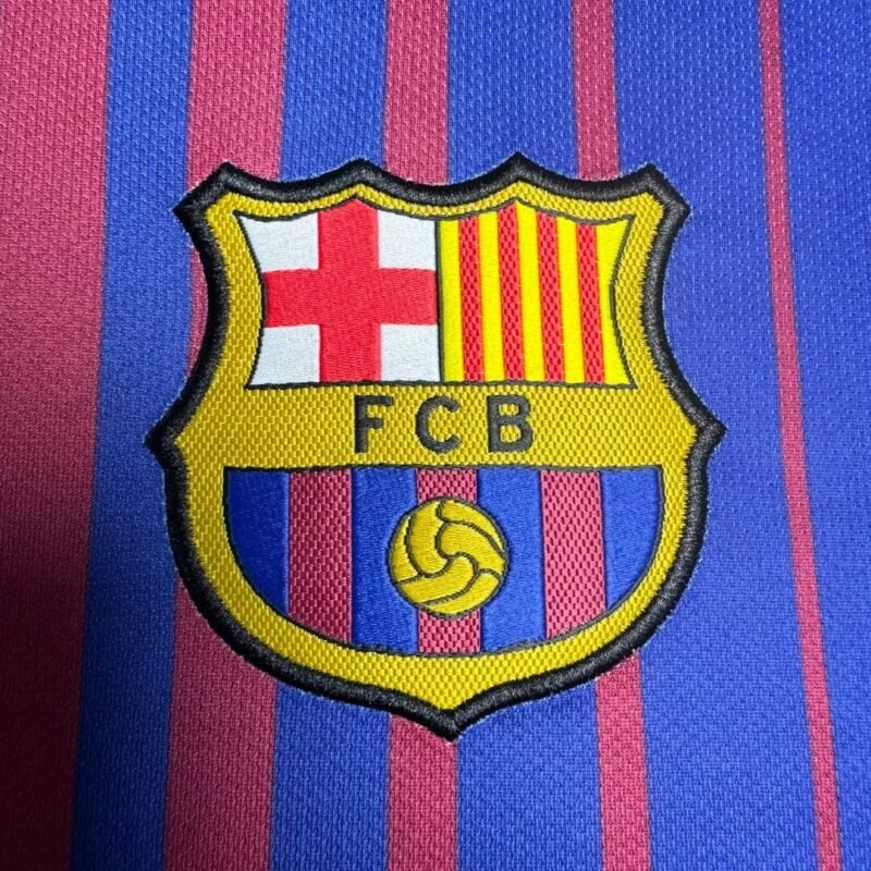 Barcelona Home Jersey 2017/2018 (Retro) - Image 6