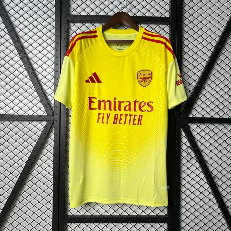 Arsenal Home Goal Keeper Jersey 2025/2026 (Fan Version)