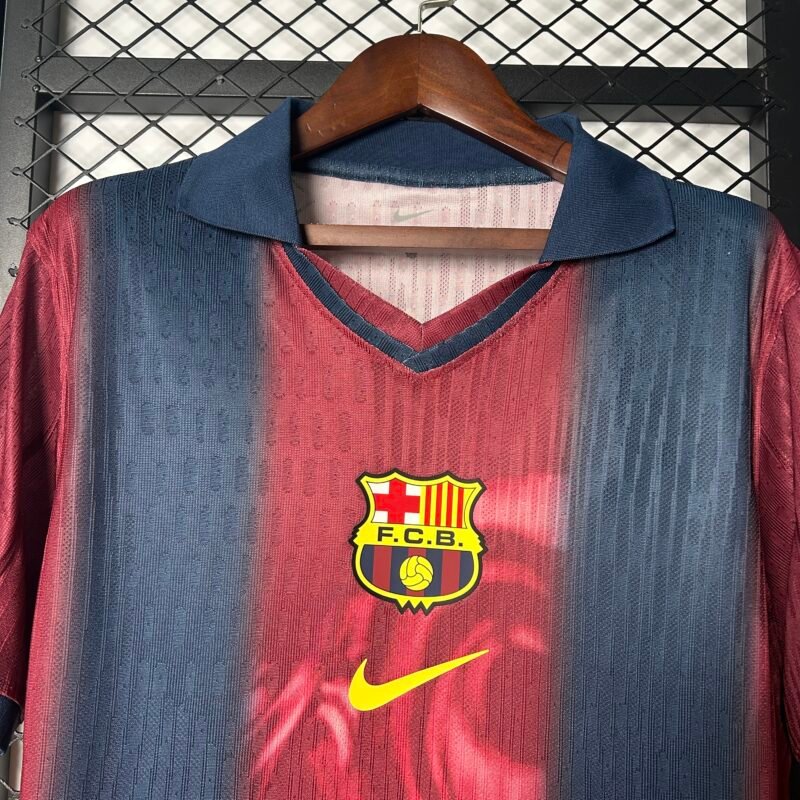 Barcelona Home Retro 2000/2001 Jersey x Travis Scott Cactus Jack Edition (Player Version) - Image 4