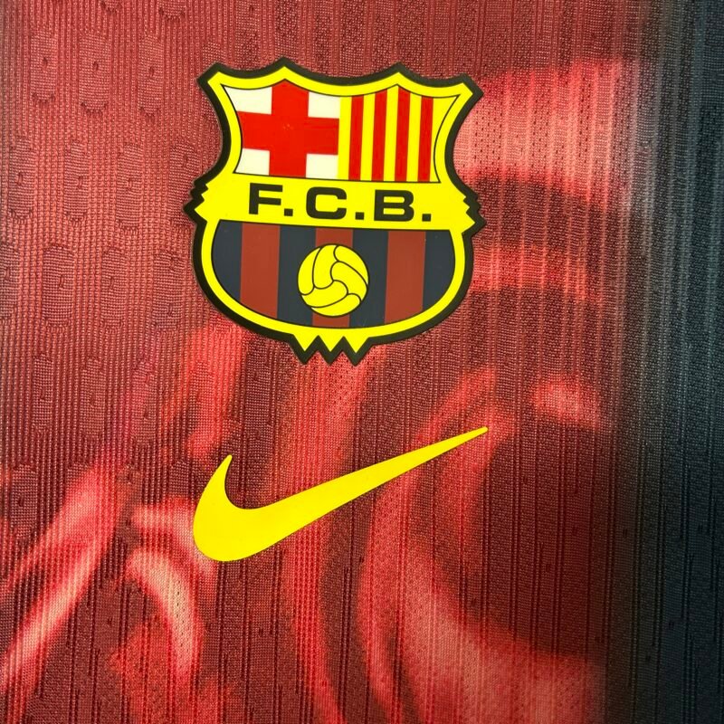 Barcelona Home Retro 2000/2001 Jersey x Travis Scott Cactus Jack Edition (Player Version) - Image 5