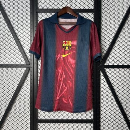 Barcelona Home Retro 2000/2001 Jersey x Travis Scott Cactus Jack Edition (Player Version)