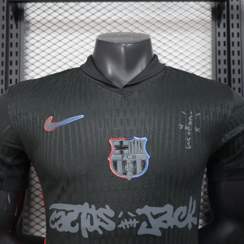 Barcelona Away Jersey x Travis Scott Cactus Jack Edition 24/25 (Player Version) - Image 3